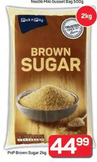 Pick n Pay Hypermarket PnP Brown Sugar 2kg offer