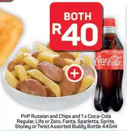 Pick n Pay Hypermarket PnP Russian and Chips with Coca-Cola offer