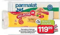 Pick n Pay Hypermarket Parmalat or Melrose Processed Cheese Slices offer