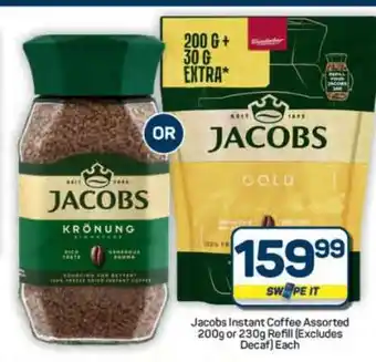 Pick n Pay Hypermarket Jacobs Instant Coffee Assorted offer
