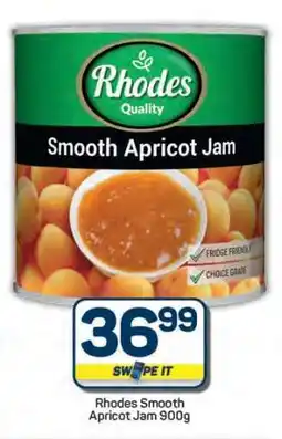Pick n Pay Hypermarket Rhodes Smooth Apricot Jam-900g offer