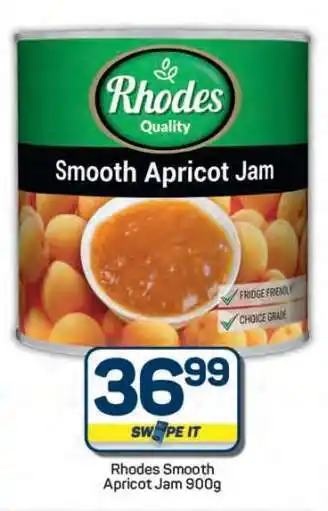 Pick n Pay Hypermarket Rhodes Smooth Apricot Jam-900g offer