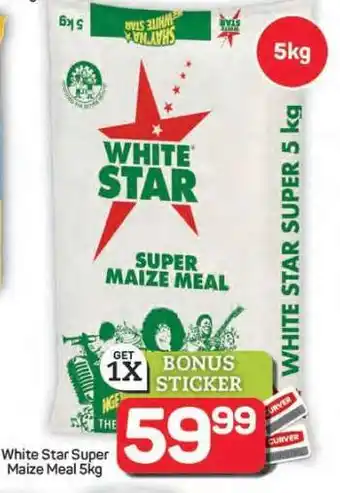 Pick n Pay Hypermarket White Star Super Maize Meal 5kg offer