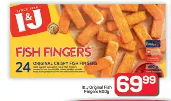 Pick n Pay Hypermarket I&J Original Fish Fingers 600g offer