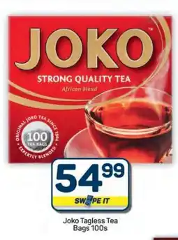 Pick n Pay Hypermarket Joko Tagless Tea Bags 100s offer