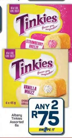 Pick n Pay Hypermarket Albany Tinkies Assorted 6s offer