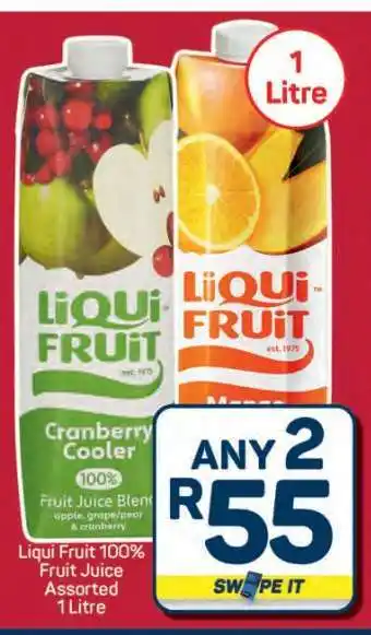 Pick n Pay Hypermarket Liqui Fruit 100% Fruit Juice offer