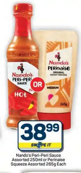 Pick n Pay Hypermarket Nando's Peri-Peri Sauce or Perinaise offer