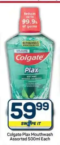 Pick n Pay Hypermarket Colgate Plax Mouthwash offer