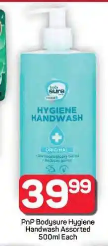 Pick n Pay Hypermarket PnP Bodysure Hygiene Handwash Assorted 500ml offer