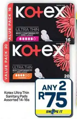 Pick n Pay Hypermarket Kotex Ultra Thin Sanitary Pads offer