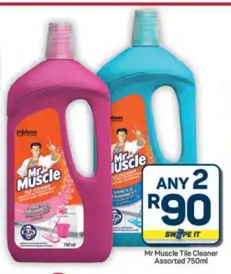 Pick n Pay Hypermarket Mr Muscle Tile Cleaner Assorted-750ml offer