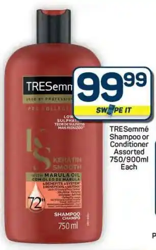 Pick n Pay Hypermarket TRESemmé Shampoo or Conditioner offer