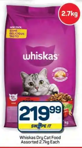 Pick n Pay Hypermarket Whiskas Dry Cat Food offer