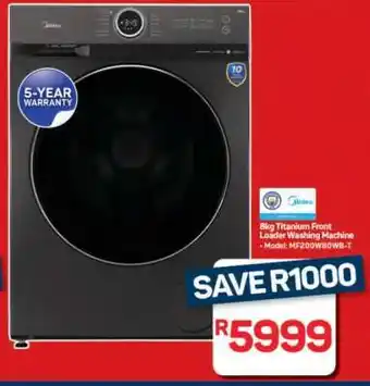 Pick n Pay Hypermarket 8kg Titanium Front Loader Washing Machine offer