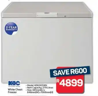 Pick n Pay Hypermarket White Chest Freezer offer