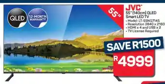 Pick n Pay Hypermarket JVC 55 QLED Smart LED TV offer