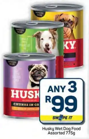Pick n Pay Hypermarket Husky Wet Dog Food Assorted 775g offer