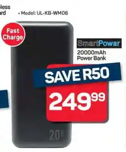 Pick n Pay Hypermarket SmartPower 20000mAh Power Bank offer