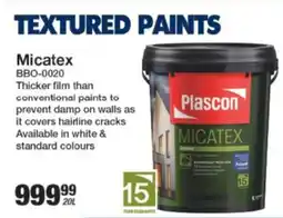 Mica Plascon Micatex offer