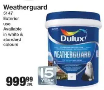 Mica Dulux Weatherguard offer