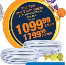 Mica Flat Twin and Earth Cable offer