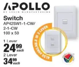 Mica Apollo Switch 1 Lever offer