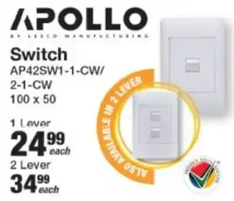 Mica Apollo Switch 1 Lever offer