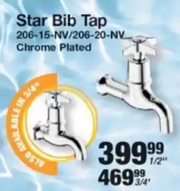 Mica Cobra Star Bib Tap offer