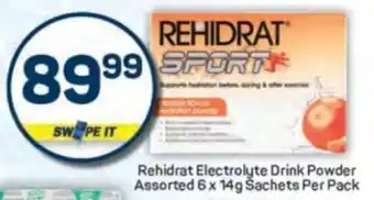 Pick n Pay Rehidrat Electrolyte Drink Powder Assorted Sachets offer