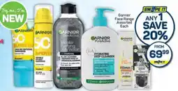 Pick n Pay Garnier Face Range Assorted offer
