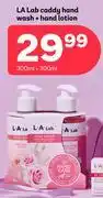 LA Lab Caddy Hand Wash + Hand Lotion