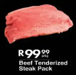 President Hyper Beef Tenderized Steak Pack offer