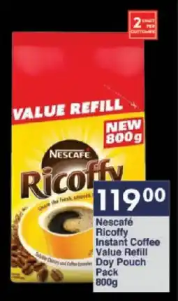 President Hyper Nescafé Ricoffy Instant Coffee Value Refill Pack offer