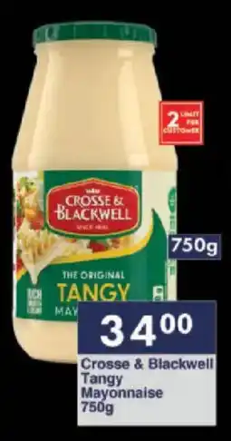 President Hyper Crosse & Blackwell Tangy Mayonnaise offer