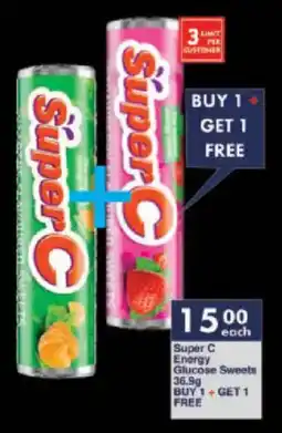 President Hyper Super C Energy Glucose Sweets offer