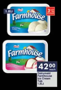 President Hyper Dairymaid Farmhouse Ice Cream Tub offer