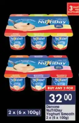 President Hyper Danone NuTriDay Yoghurt Smooth offer