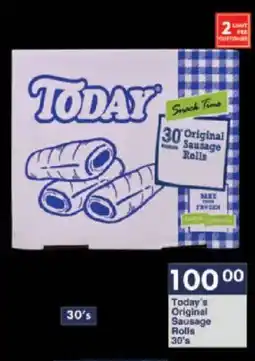 President Hyper Today's Original Sausage Rolls offer