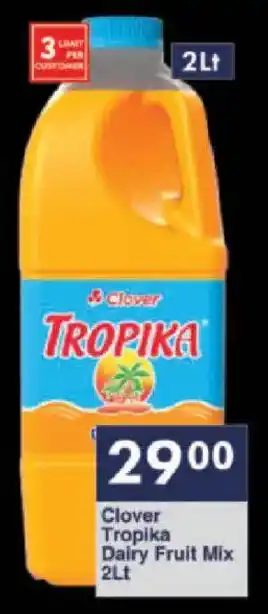 President Hyper Clover Tropika Dairy Fruit Mix offer