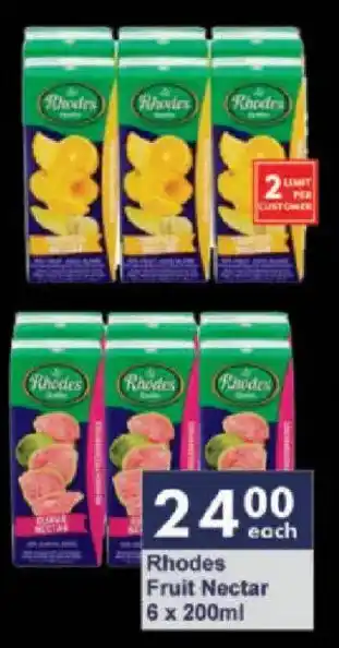 President Hyper Rhodes Fruit Nectar offer