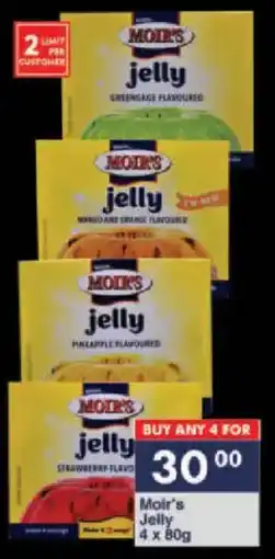 President Hyper Moir's Jelly offer