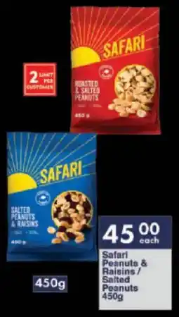 President Hyper Safari Peanuts & Raisins/ Salted Peanuts offer