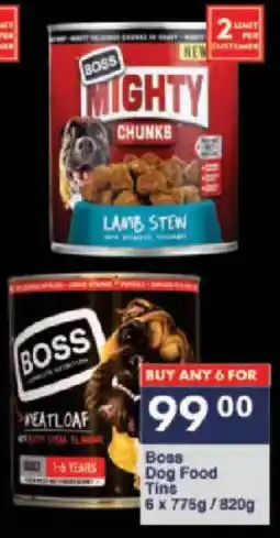 President Hyper Boss Dog Food Tins offer