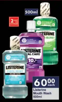 President Hyper Listerine Mouth Wash offer