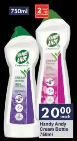 President Hyper Handy Andy Cream Bottle offer