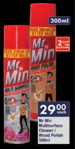 President Hyper Mr Min Multisurface Cleaner/ Wood Polish offer