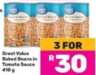 Game Great Value Baked Beans in Tomato Sauce offer