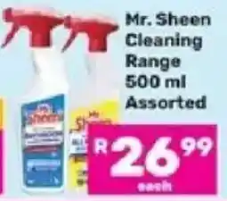 Game Mr. Sheen Cleaning Range Assorted offer