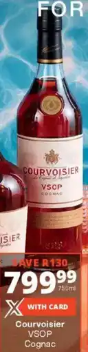 Checkers Liquor Shop Courvoisier VSOP Cognac offer
